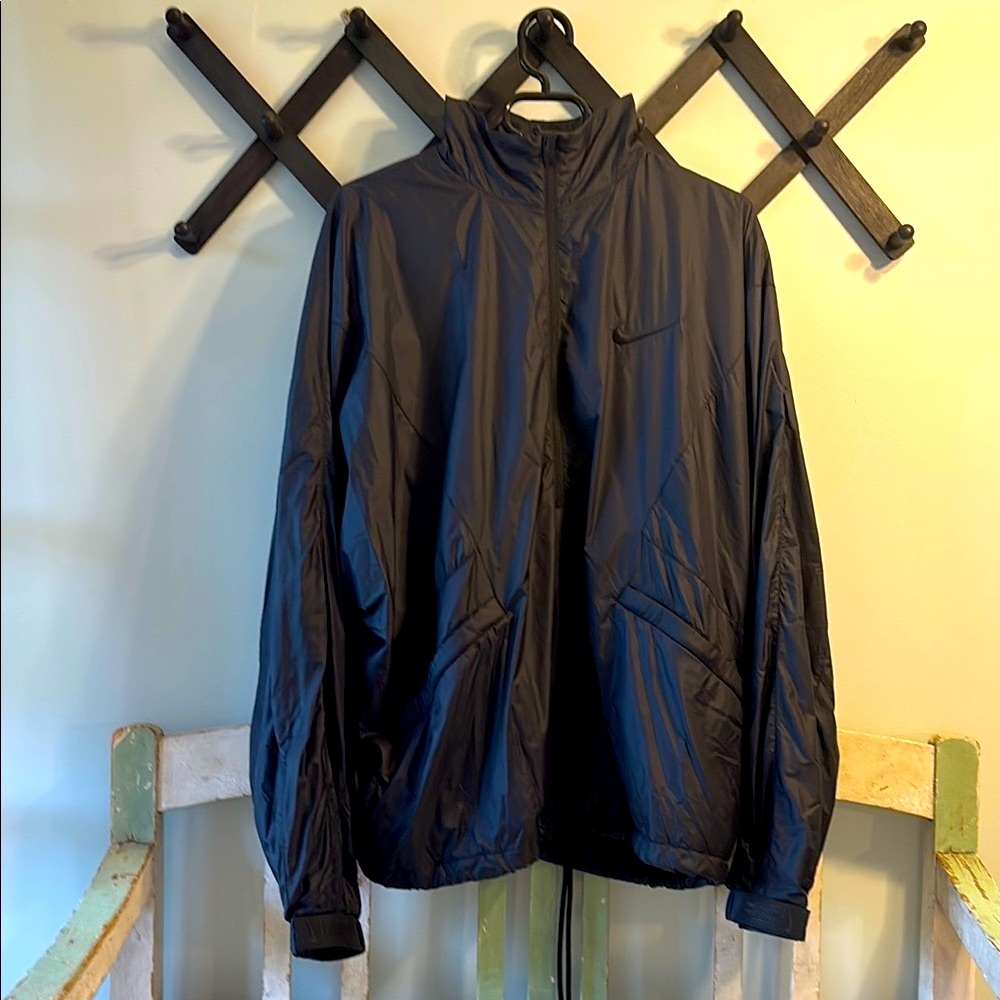 Nike x Air Fear of God Black Jacket with 1/2 Zip Front